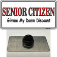 Senior Citizen Discount Novelty Metal Hat Pin