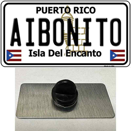 Aibonito Puerto Rico Novelty Metal Hat Pin