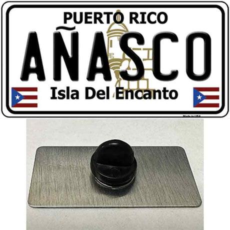 Anasco Puerto Rico Novelty Metal Hat Pin