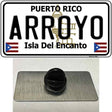 Arroyo Puerto Rico Novelty Metal Hat Pin