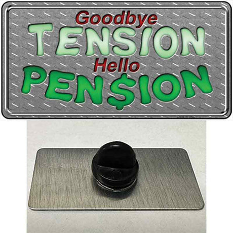 Tension Pension Novelty Metal Hat Pin