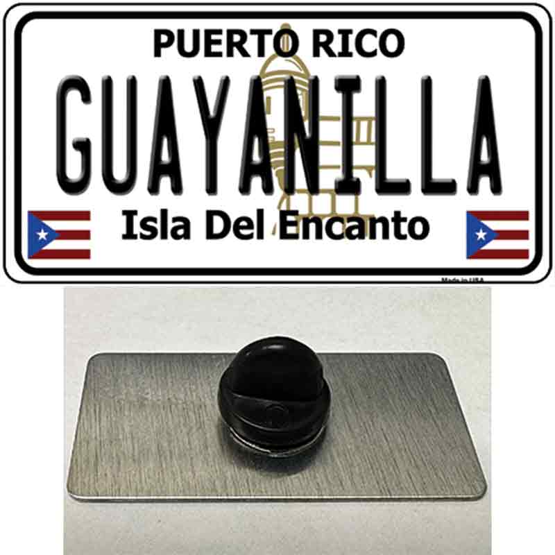 Guayanilla Puerto Rico Novelty Metal Hat Pin