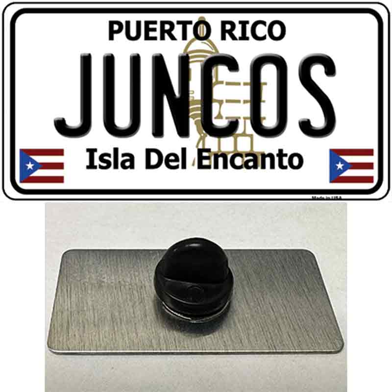 Juncos Puerto Rico Novelty Metal Hat Pin