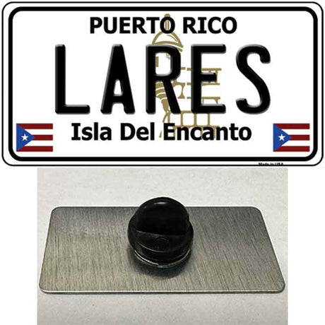 Lares Puerto Rico Novelty Metal Hat Pin