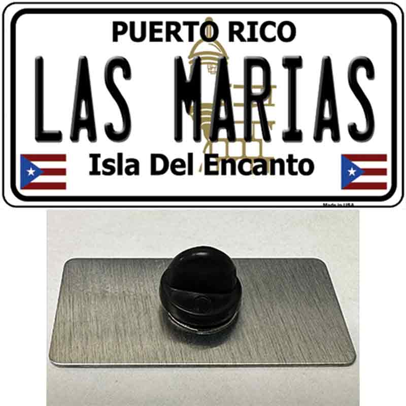 Las Marias Puerto Rico Novelty Metal Hat Pin