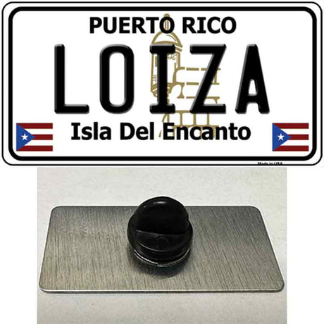 Loiza Puerto Rico Novelty Metal Hat Pin