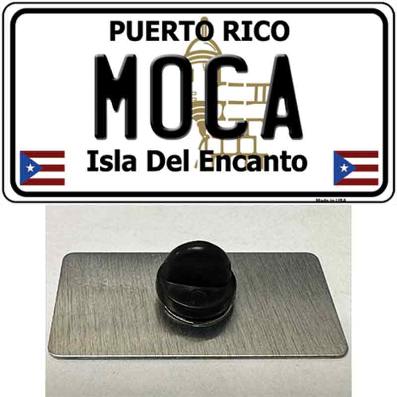 Moca Puerto Rico Novelty Metal Hat Pin