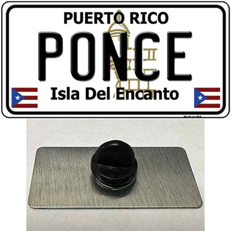 Ponce Puerto Rico Novelty Metal Hat Pin