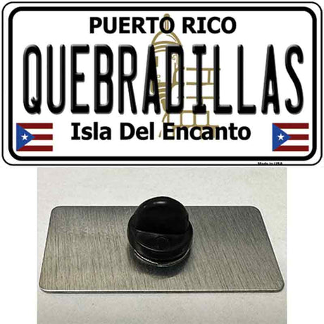 Quebradillas Puerto Rico Novelty Metal Hat Pin