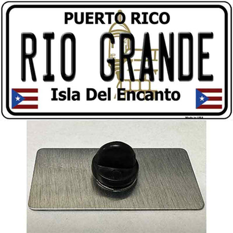 Rio Grande Puerto Rico Novelty Metal Hat Pin