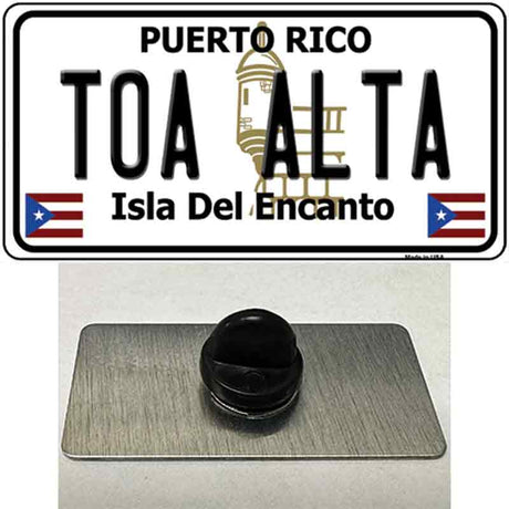 Toa Alta Puerto Rico Novelty Metal Hat Pin