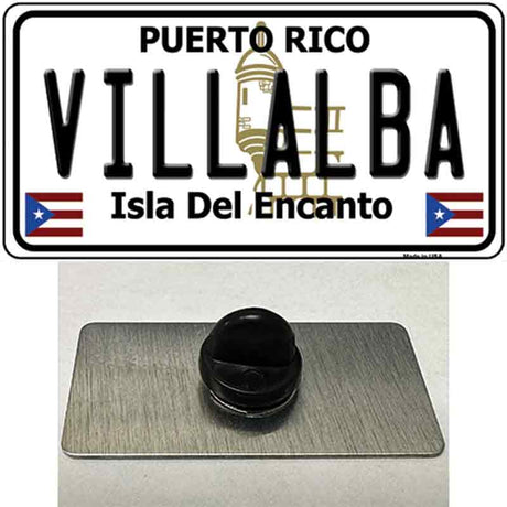 Villalba Puerto Rico Novelty Metal Hat Pin