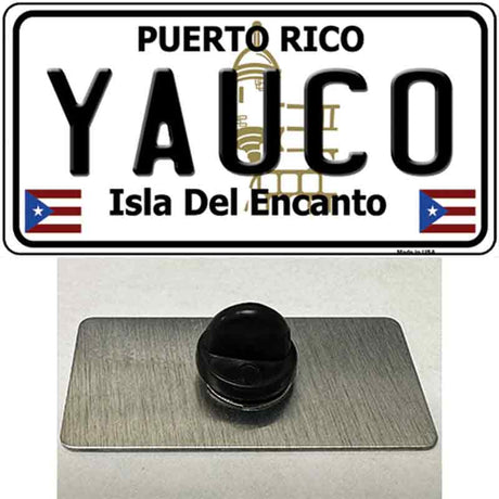 Yauco Puerto Rico Novelty Metal Hat Pin