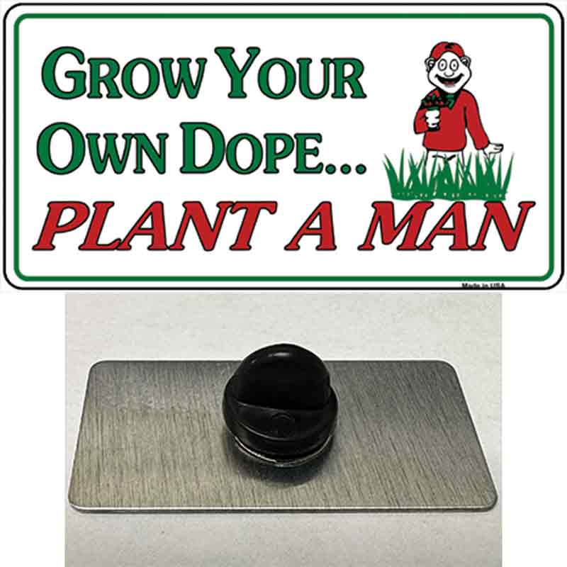 Grow Dope Novelty Metal Hat Pin