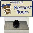 Americas Messiest Room Novelty Metal Hat Pin