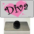 Diva Novelty Metal Hat Pin