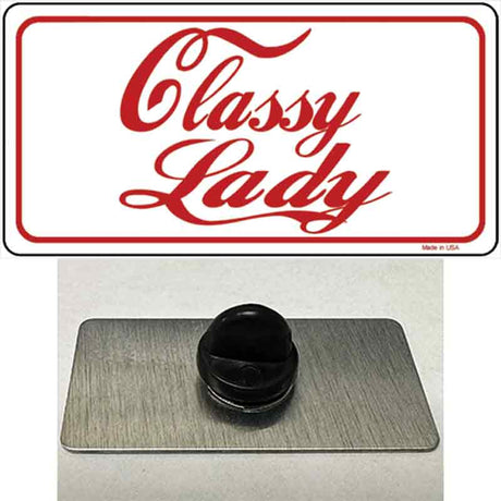 Classy Lady Novelty Metal Hat Pin