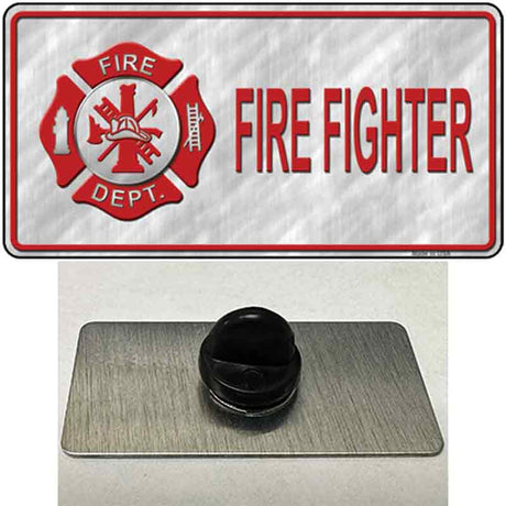 Firefighter Badge Novelty Metal Hat Pin