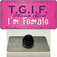 TGIF Novelty Metal Hat Pin