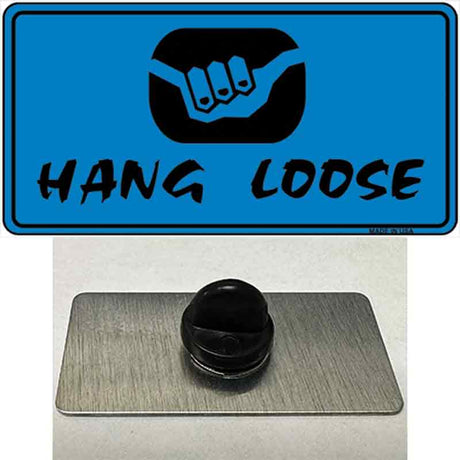 Hang Loose Novelty Metal Hat Pin