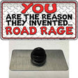 Invented Road Rage Novelty Metal Hat Pin