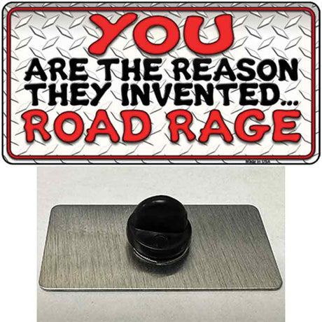 Invented Road Rage Novelty Metal Hat Pin