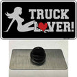 Truck Lover Girl Novelty Metal Hat Pin