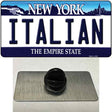 Italian New York Novelty Metal Hat Pin