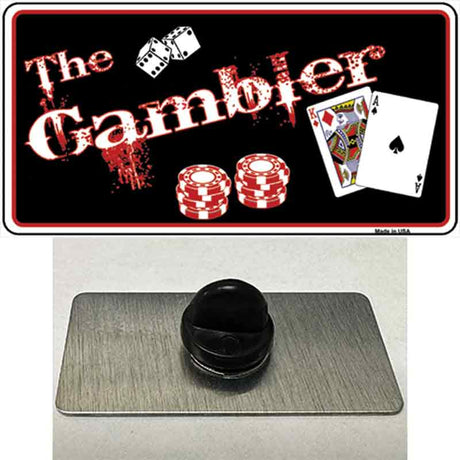 Gambler Novelty Metal Hat Pin