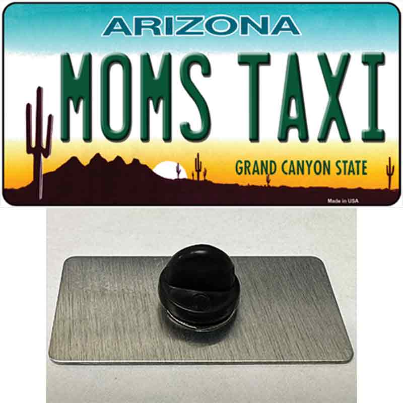 Moms Taxi Arizona Novelty Metal Hat Pin