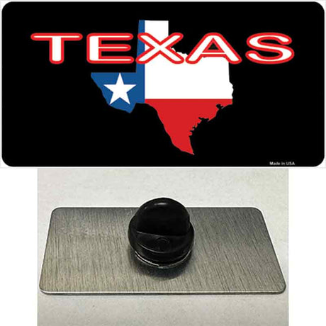 Texas Filled State Flag Novelty Metal Hat Pin