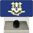 Connecticut State Flag Novelty Metal Hat Pin