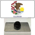 Illinois State Flag Novelty Metal Hat Pin