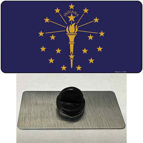 Indiana State Flag Novelty Metal Hat Pin