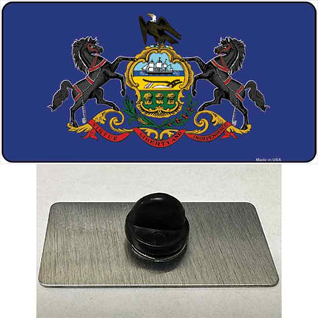 Pennsylvania State Flag Novelty Metal Hat Pin