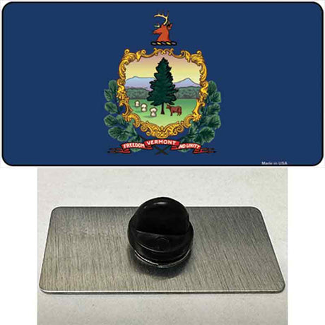 Vermont State Flag Novelty Metal Hat Pin