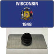 Wisconsin State Flag Novelty Metal Hat Pin