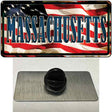 Massachusetts USA Novelty Metal Hat Pin