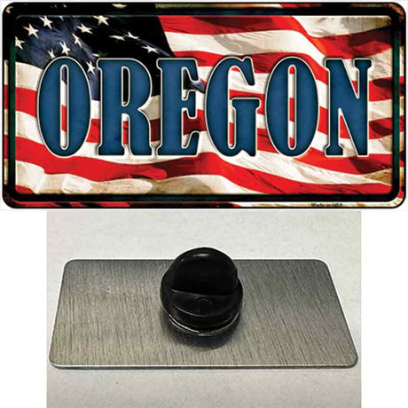 Oregon USA Novelty Metal Hat Pin