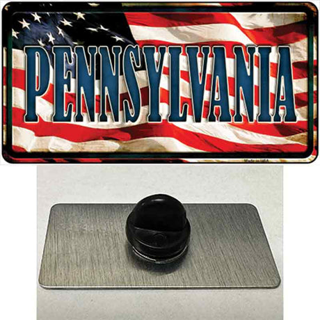 Pennsylvania USA Novelty Metal Hat Pin