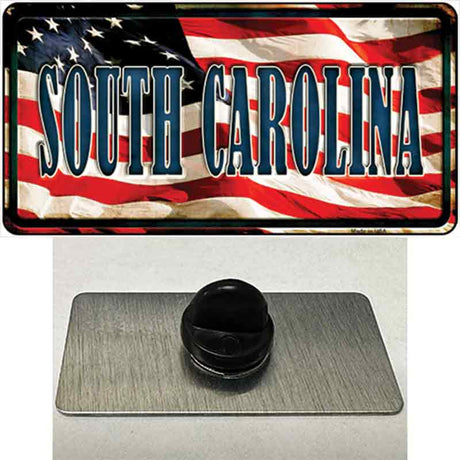 South Carolina USA Novelty Metal Hat Pin