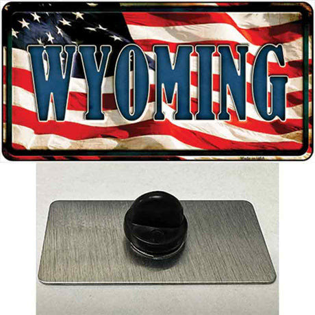 Wyoming USA Novelty Metal Hat Pin