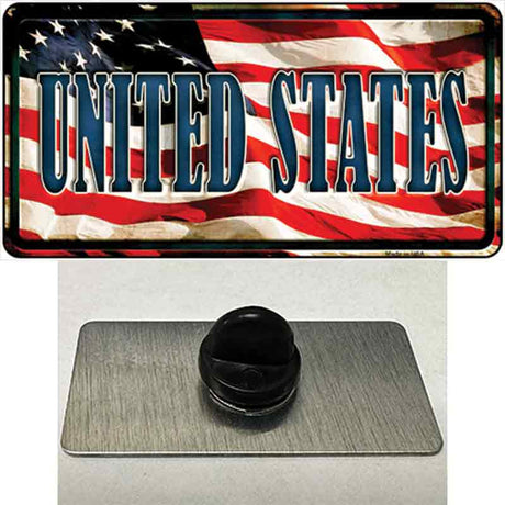 United States Flag Novelty Metal Hat Pin