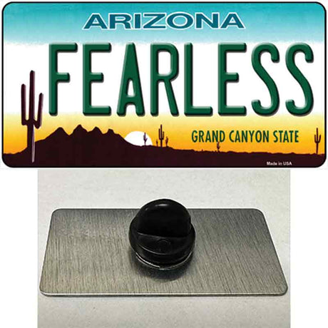 Fearless Arizona Novelty Metal Hat Pin