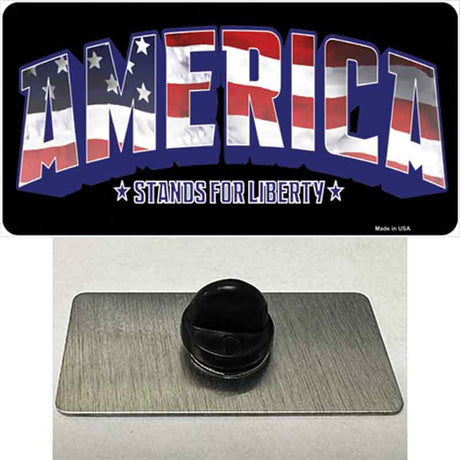 America Novelty Metal Hat Pin