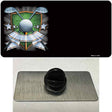 Golf Banner Offset Novelty Metal Hat Pin