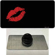 Red Lips Offset Novelty Metal Hat Pin