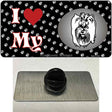 I Love My Yorkshire Terrier Novelty Metal Hat Pin