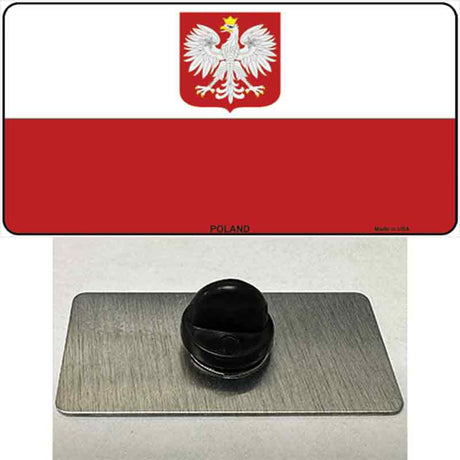 Poland Eagle Flag Novelty Metal Hat Pin