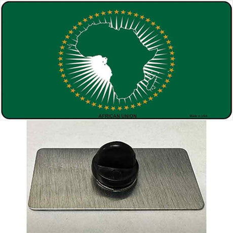 African Union Flag Novelty Metal Hat Pin